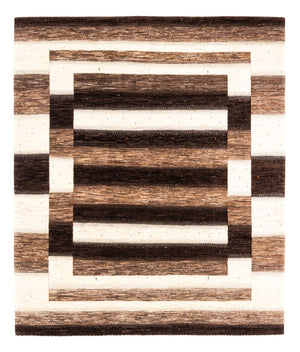 Tapis Gabbeh - Loribaft Persan - 257 x 221 cm - marron