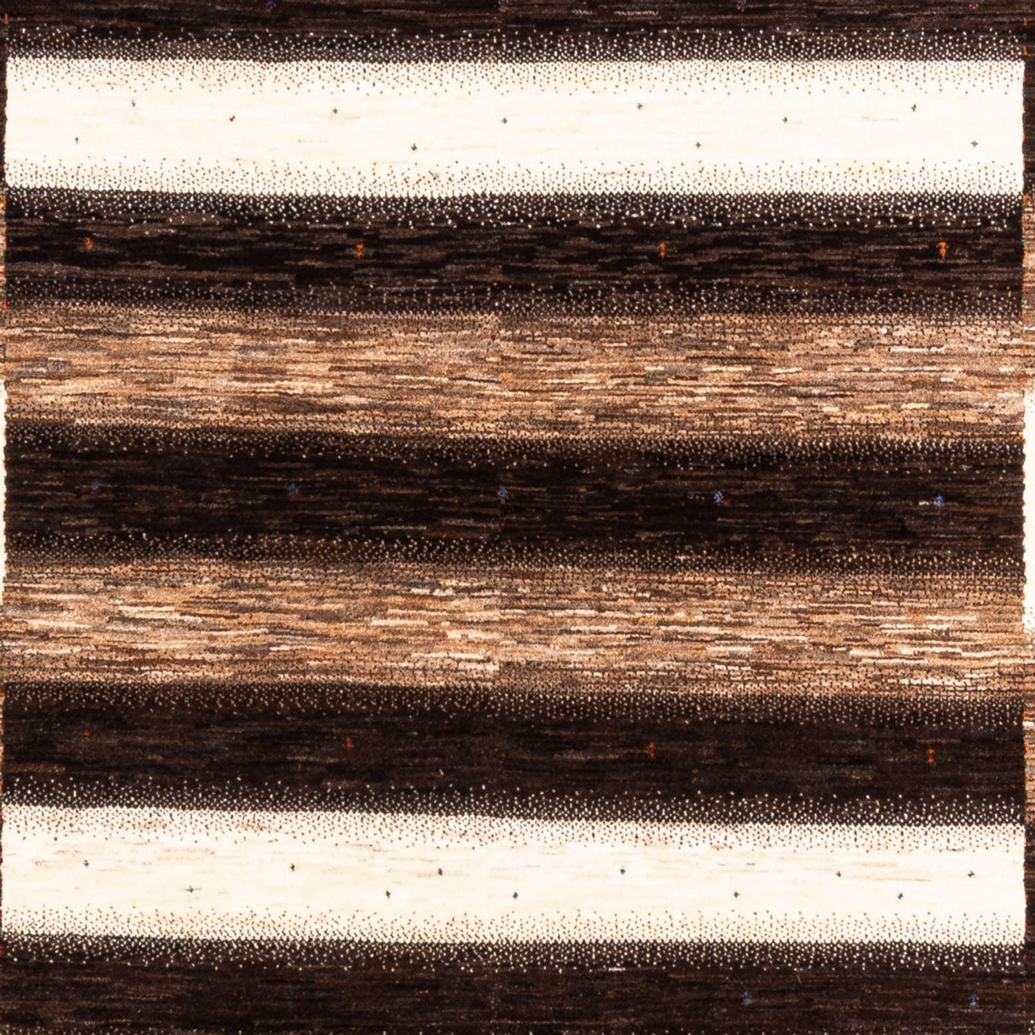 Tapis Gabbeh - Loribaft Persan - 257 x 221 cm - marron
