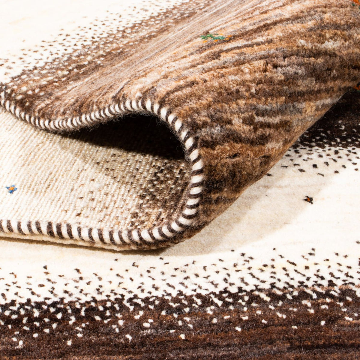 Tapis Gabbeh - Loribaft Persan - 257 x 221 cm - marron