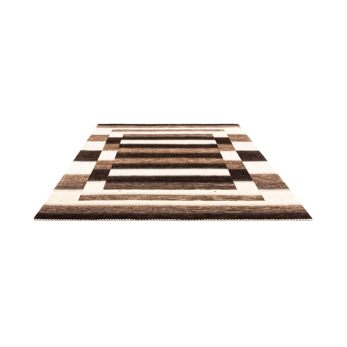 Tapis Gabbeh - Loribaft Persan - 257 x 221 cm - marron