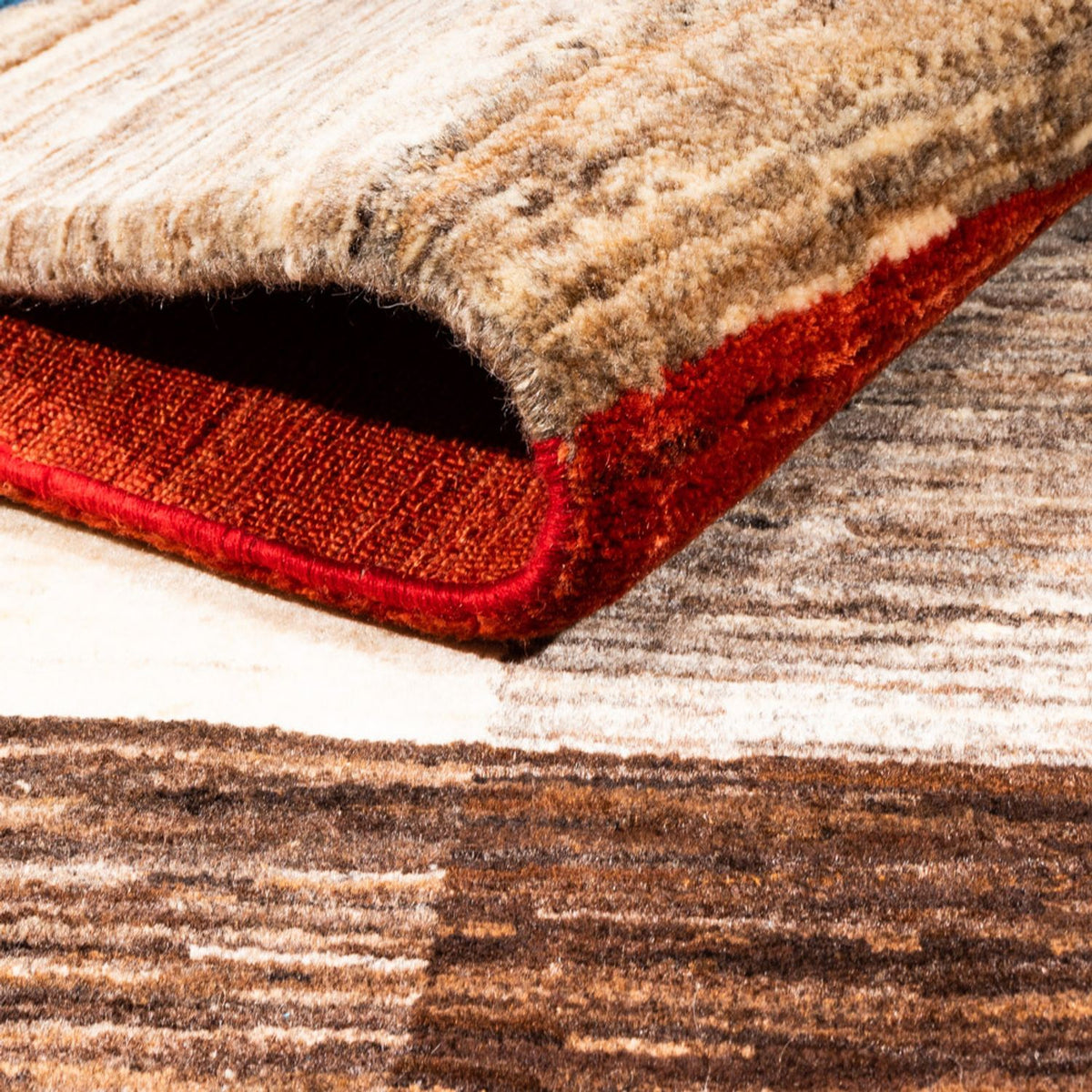 Tapis Gabbeh - Loribaft Persan - 184 x 132 cm - multicolore