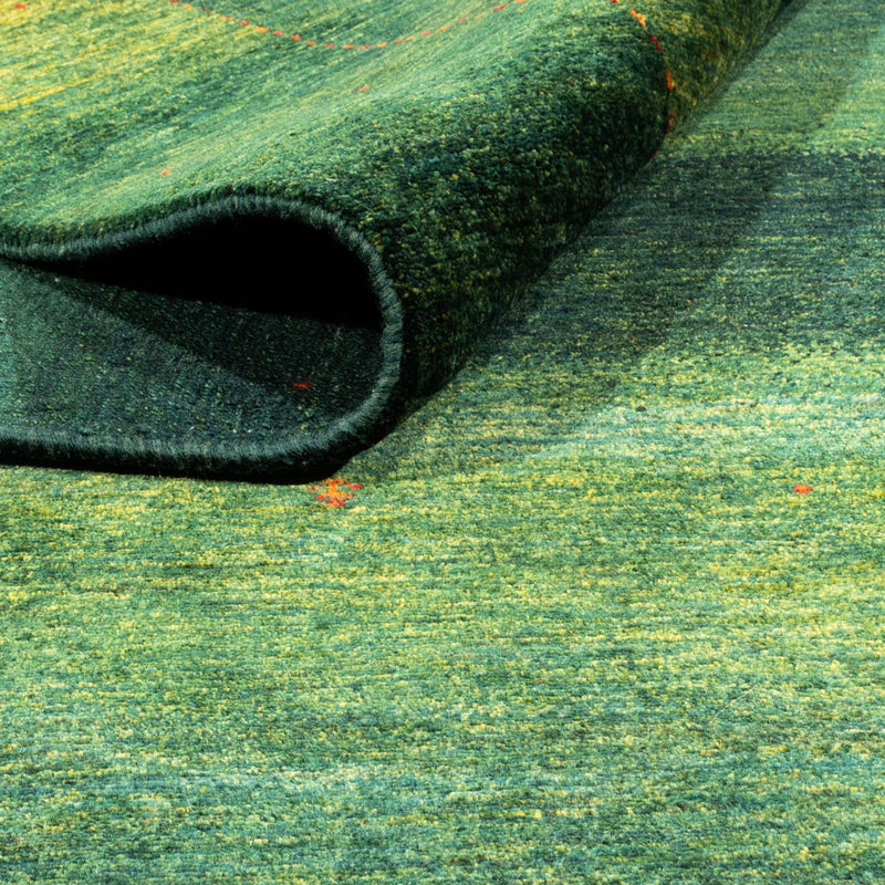 Tapis Gabbeh - Loribaft Persan - 309 x 226 cm - vert