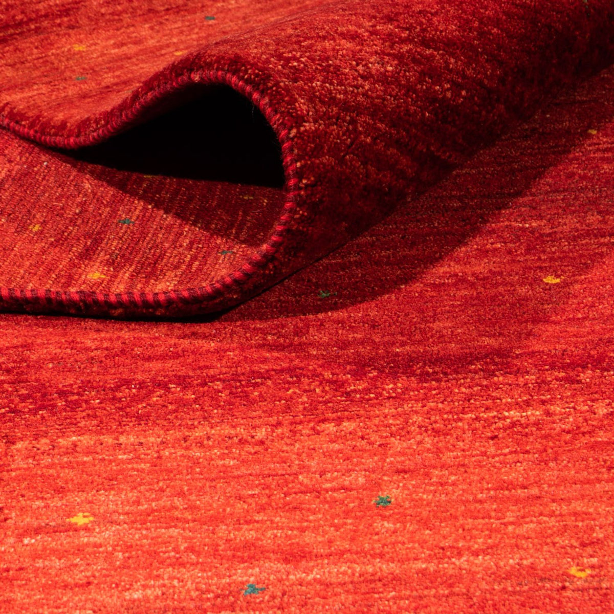 Tapis Gabbeh - Loribaft Persan - 300 x 221 cm - rouge