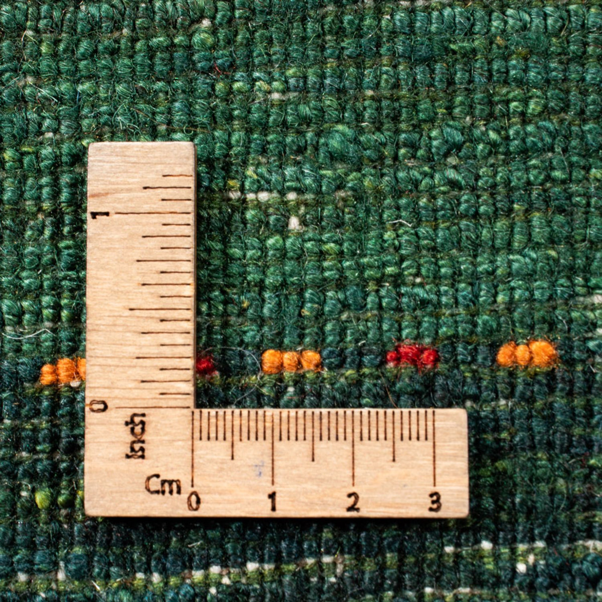 Tapis Gabbeh - Loribaft Persan - 254 x 210 cm - vert