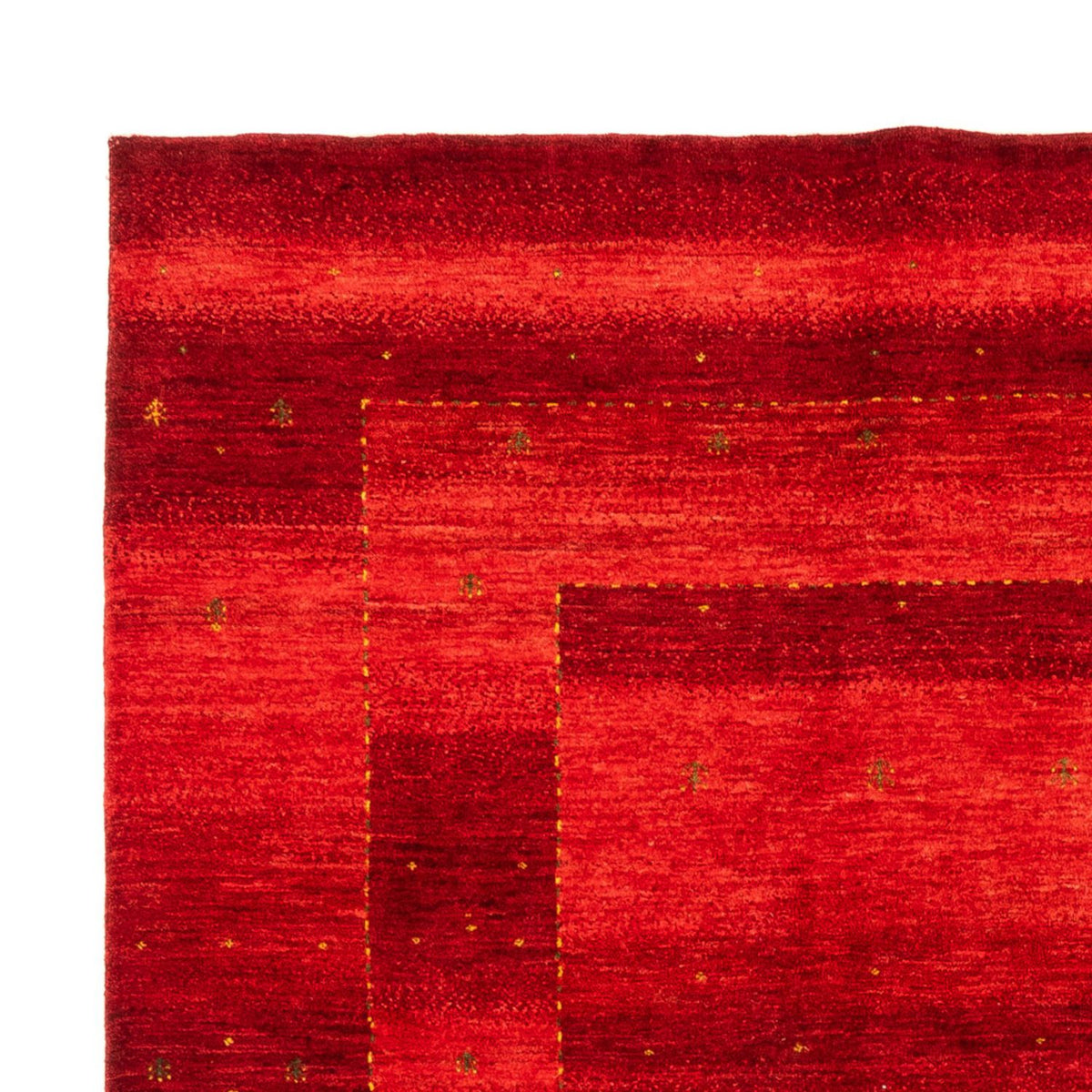 Tapis Gabbeh - Loribaft Persan - 277 x 217 cm - rouge