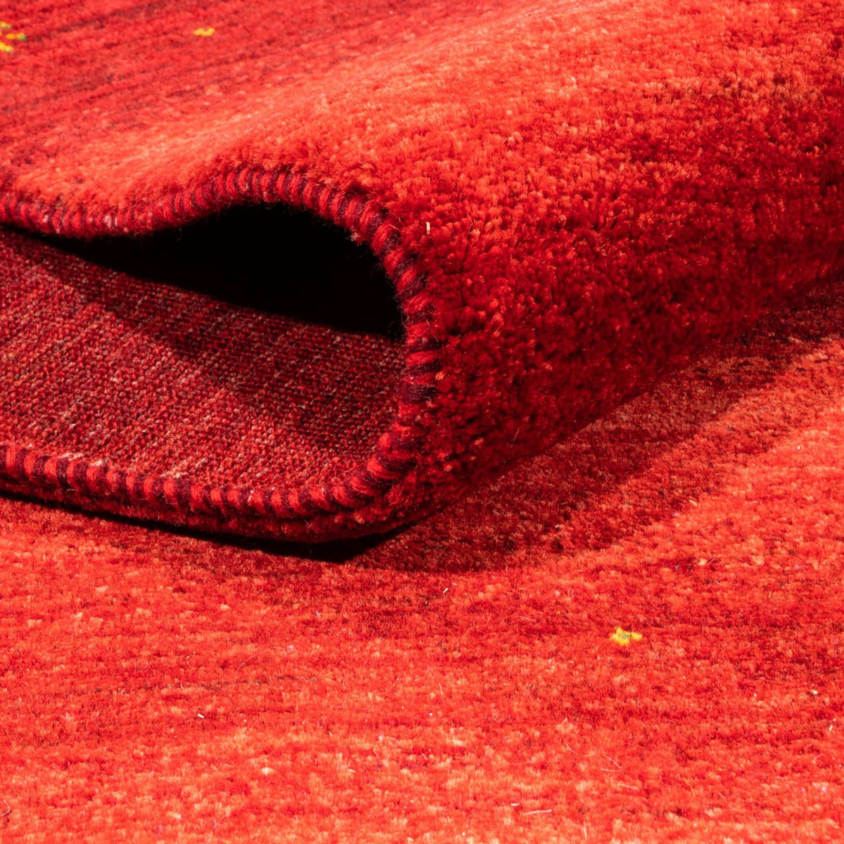 Tapis Gabbeh - Loribaft Persan - 277 x 217 cm - rouge