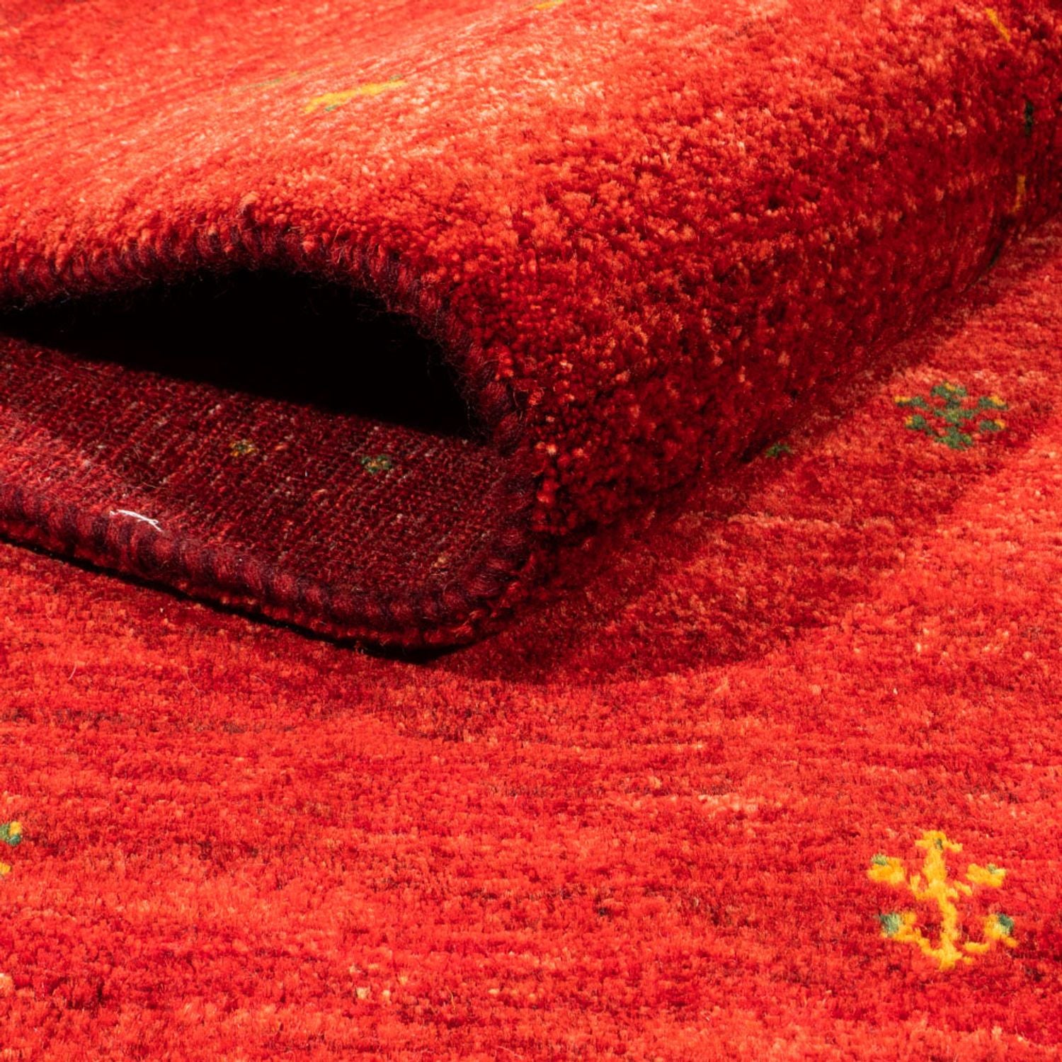 Tapis Gabbeh - Loribaft Persan - 277 x 220 cm - rouge