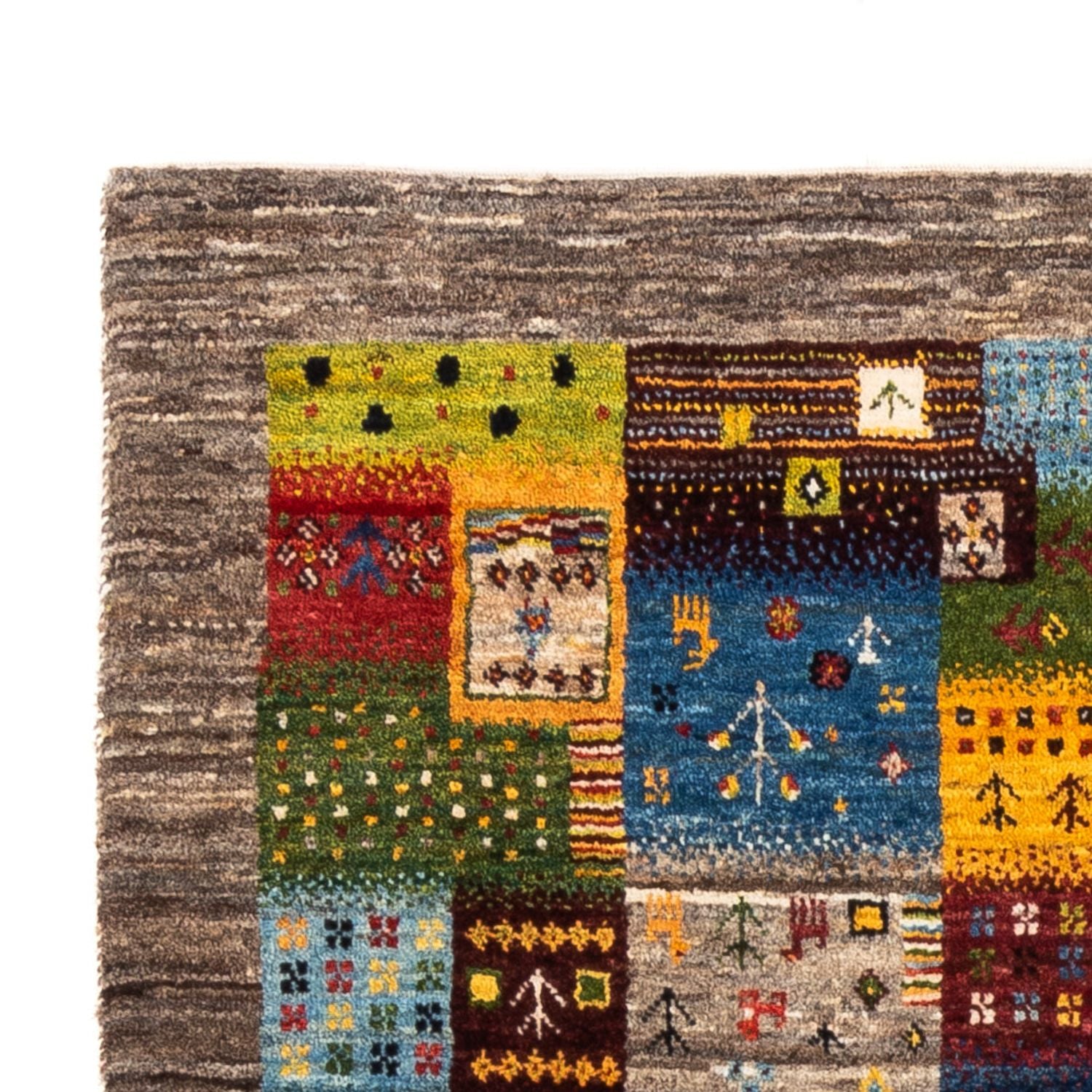 Tapis Gabbeh - Loribaft Persan - Royal - 188 x 109 cm - multicolore