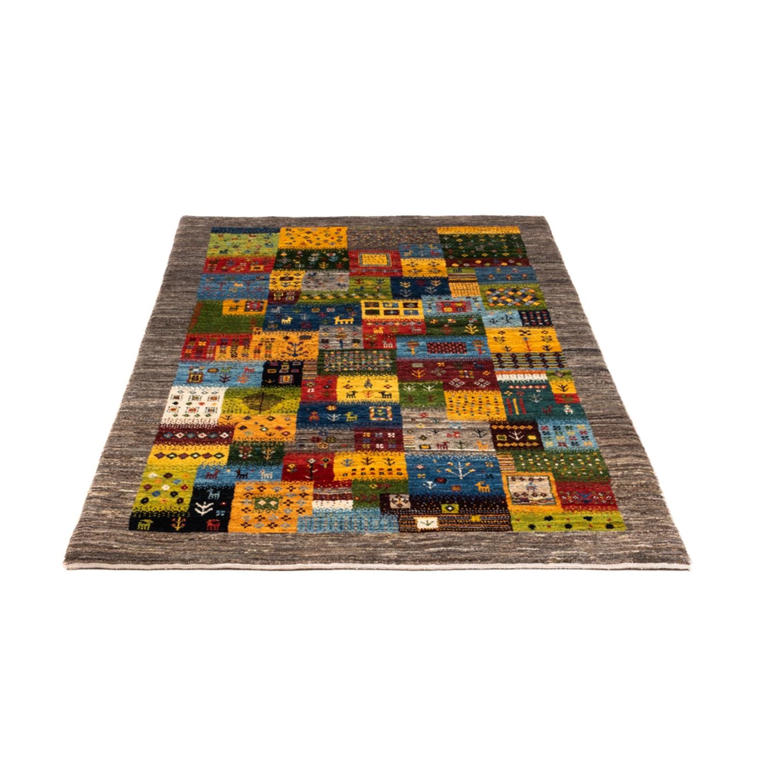 Tapis Gabbeh - Loribaft Persan - Royal - 188 x 109 cm - multicolore