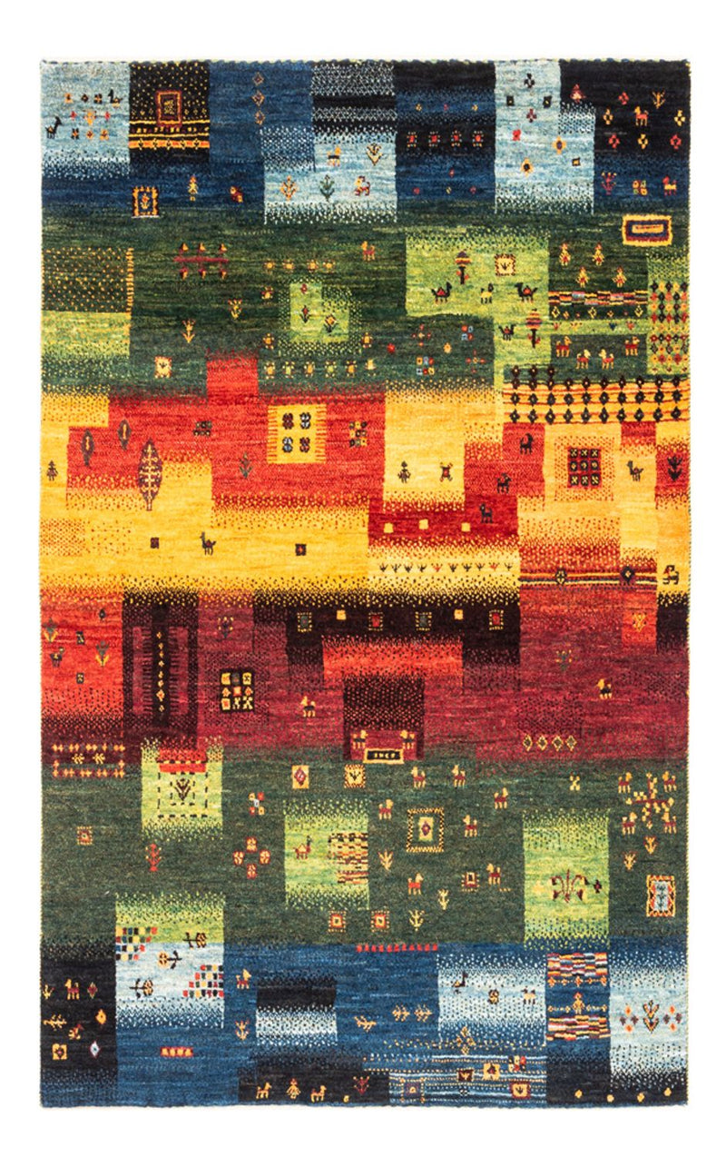 Tapis Gabbeh - Loribaft Persan - Royal - 181 x 122 cm - multicolore