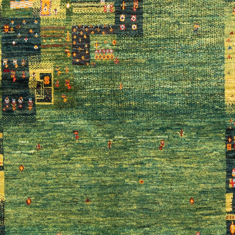Tapis Gabbeh - Loribaft Persan - Royal - 251 x 167 cm - vert