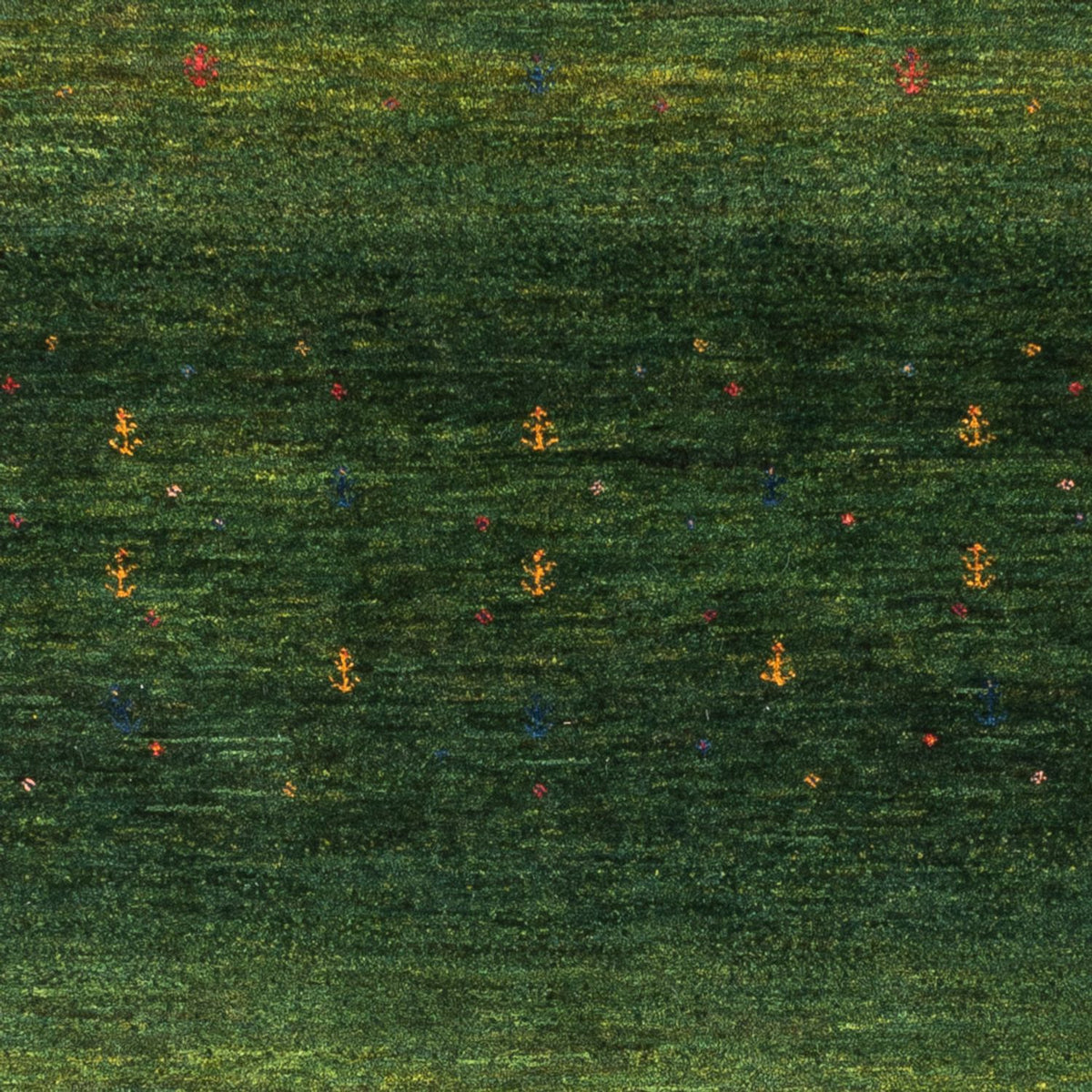 Tapis Gabbeh - Loribaft Persan - 154 x 100 cm - vert