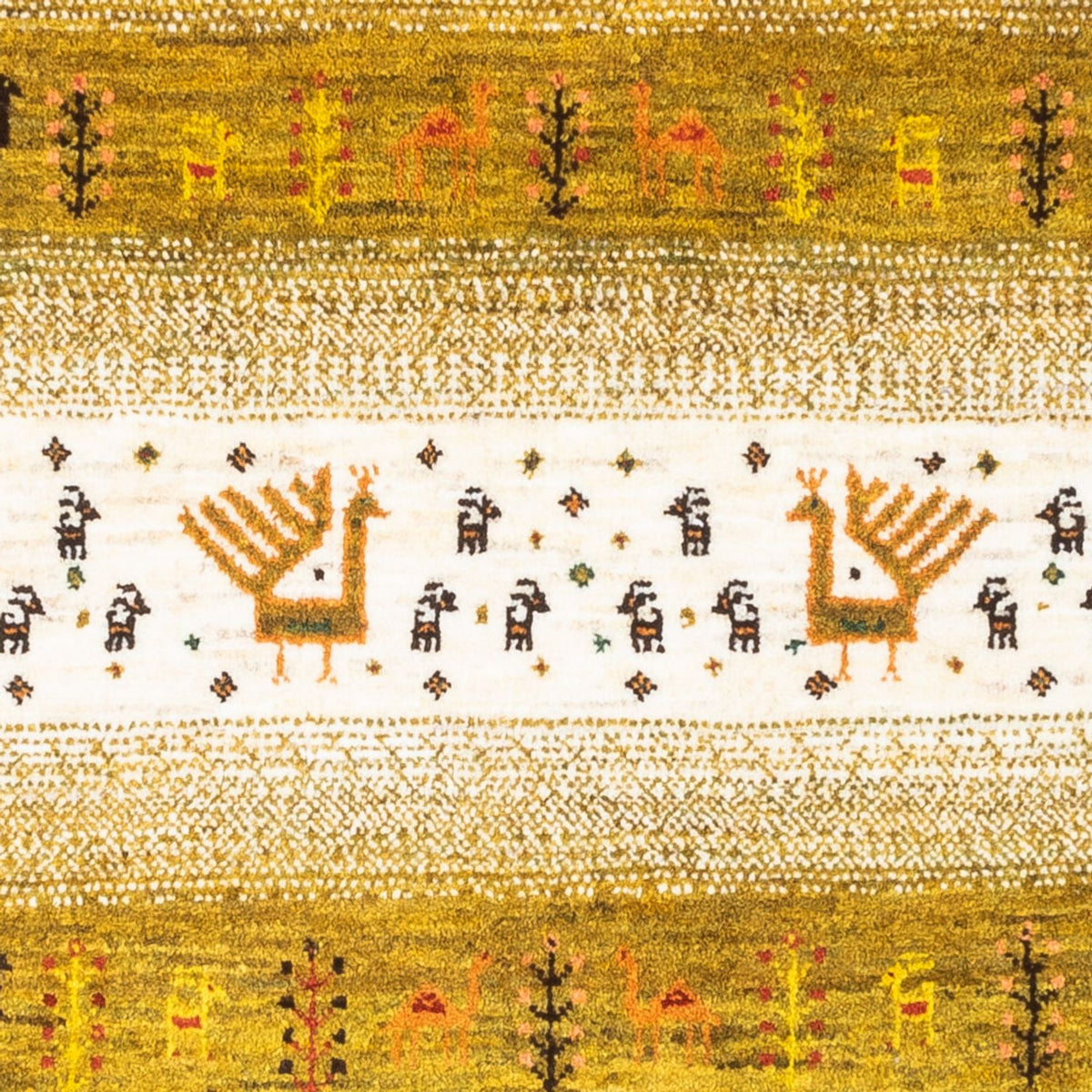 Tapis Gabbeh - Loribaft Persan - 128 x 82 cm - multicolore