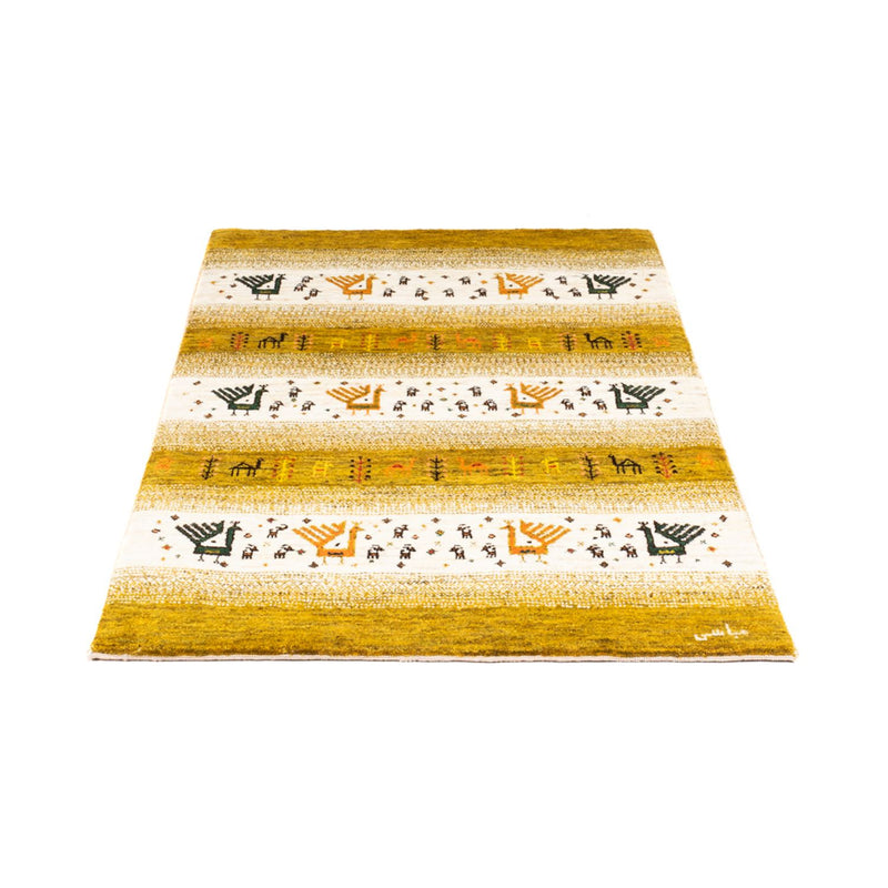 Tapis Gabbeh - Loribaft Persan - 128 x 82 cm - multicolore