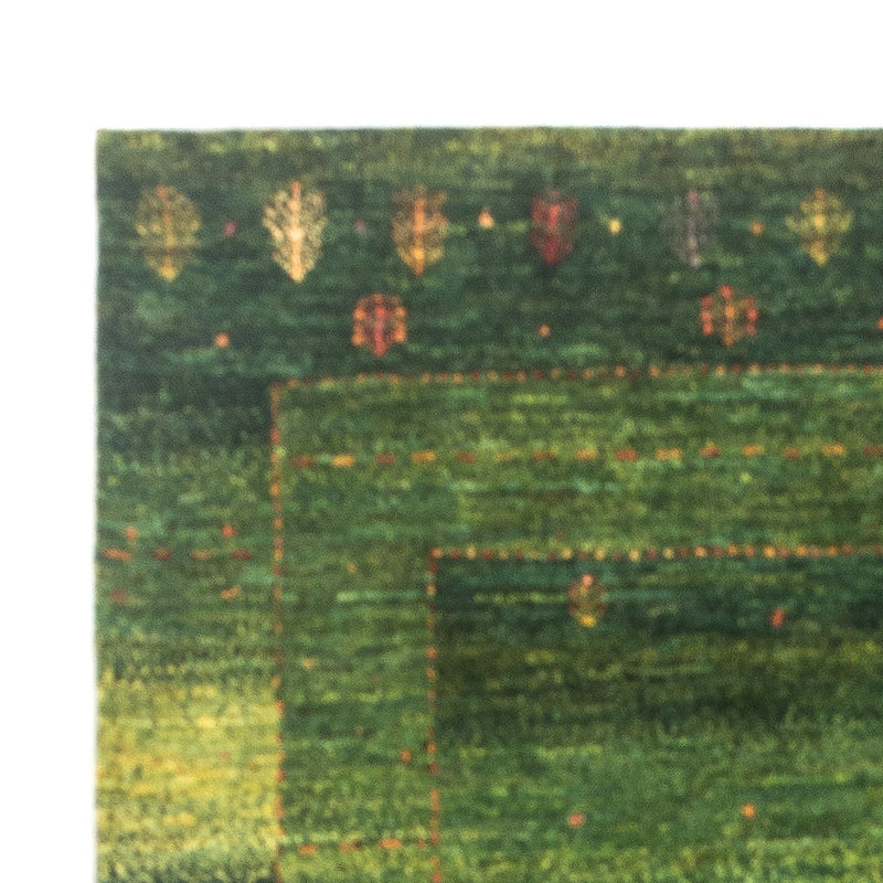 Tapis Gabbeh - Loribaft Persan - 148 x 98 cm - vert