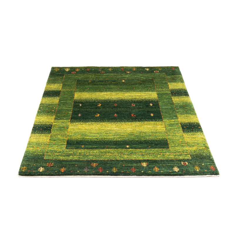 Tapis Gabbeh - Loribaft Persan - 148 x 98 cm - vert