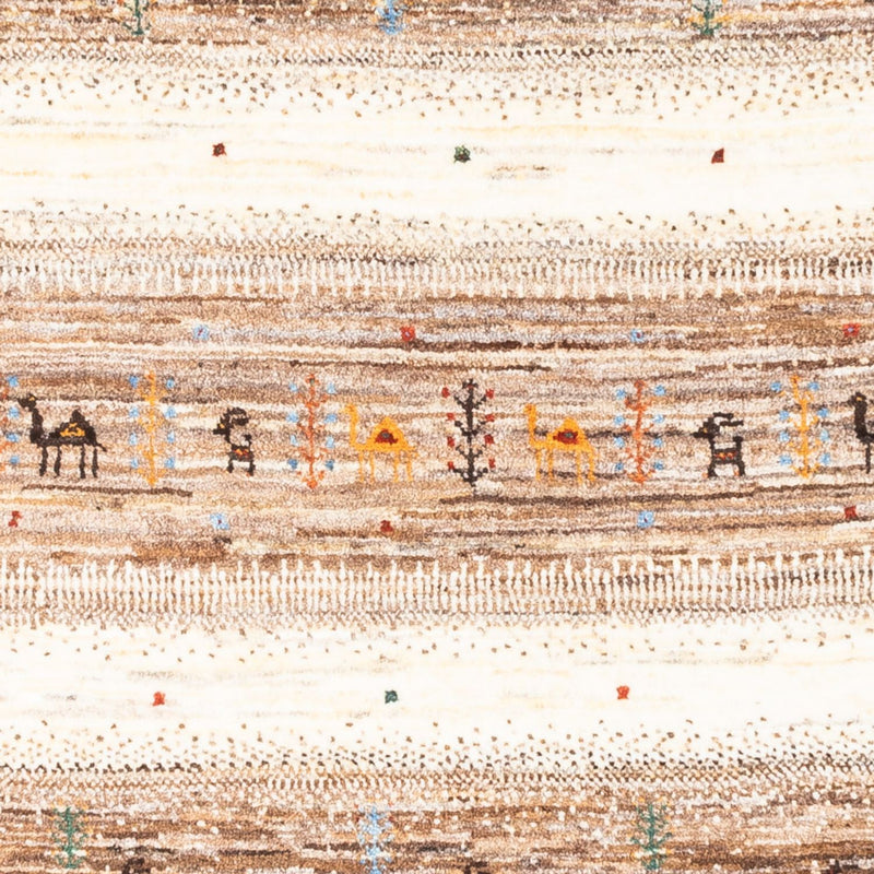 Tapis Gabbeh - Loribaft Persan - 122 x 82 cm - gris