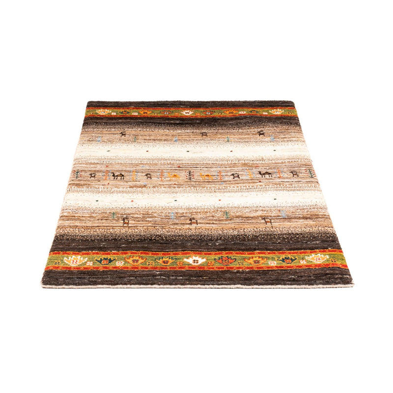 Tapis Gabbeh - Loribaft Persan - 122 x 82 cm - gris