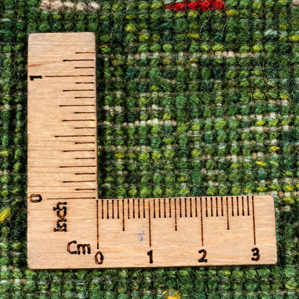 Tapis Gabbeh - Loribaft Persan - 176 x 120 cm - vert