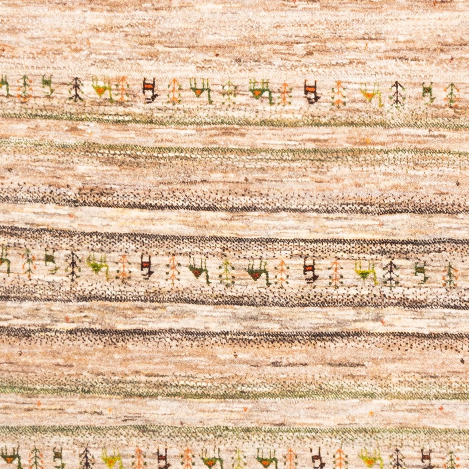 Tapis Gabbeh - Loribaft Persan - 231 x 175 cm - gris