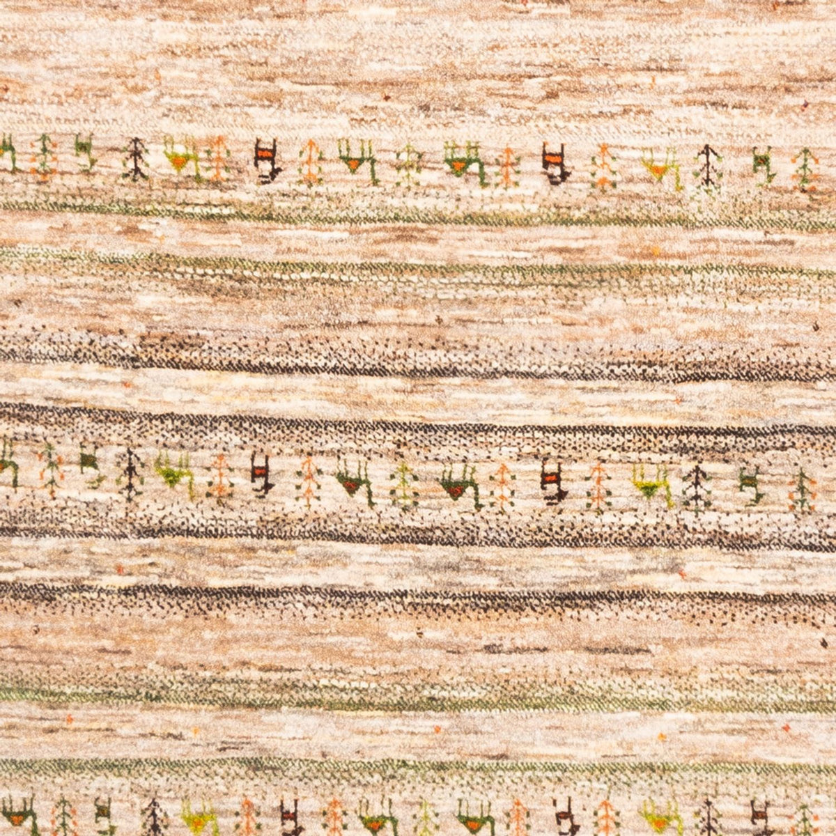 Tapis Gabbeh - Loribaft Persan - 231 x 175 cm - gris