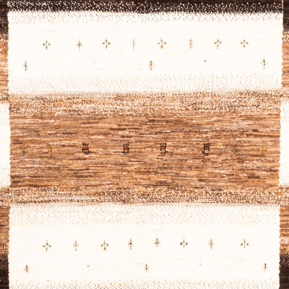 Tapis Gabbeh - Loribaft Persan - 233 x 179 cm - naturel
