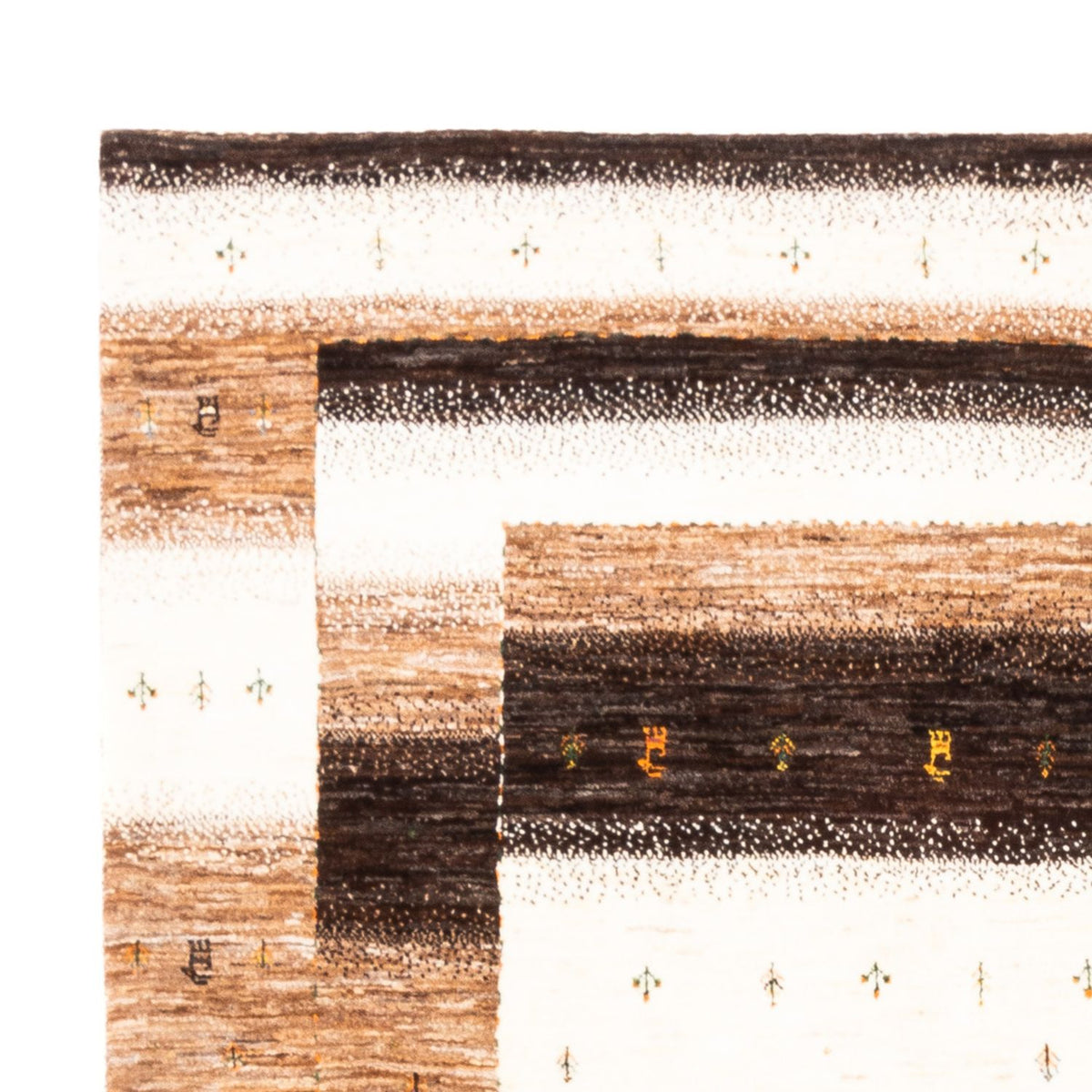 Tapis Gabbeh - Loribaft Persan - 233 x 179 cm - naturel