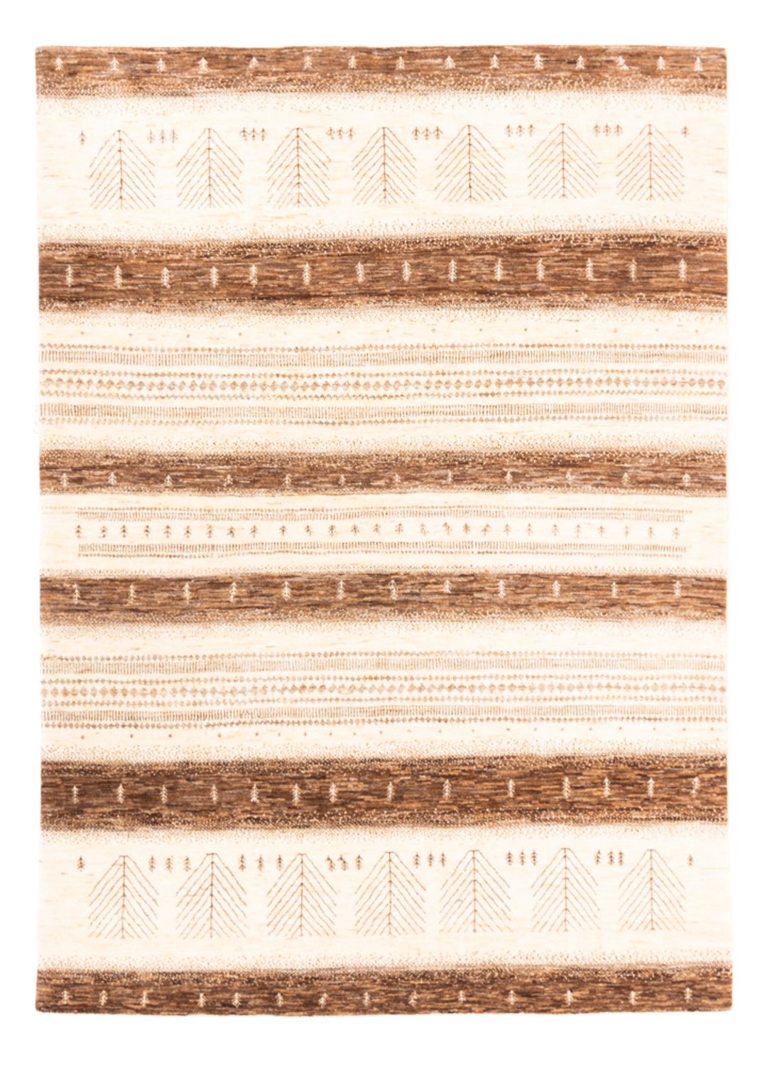 Tapis Gabbeh - Loribaft Persan - 251 x 182 cm - naturel