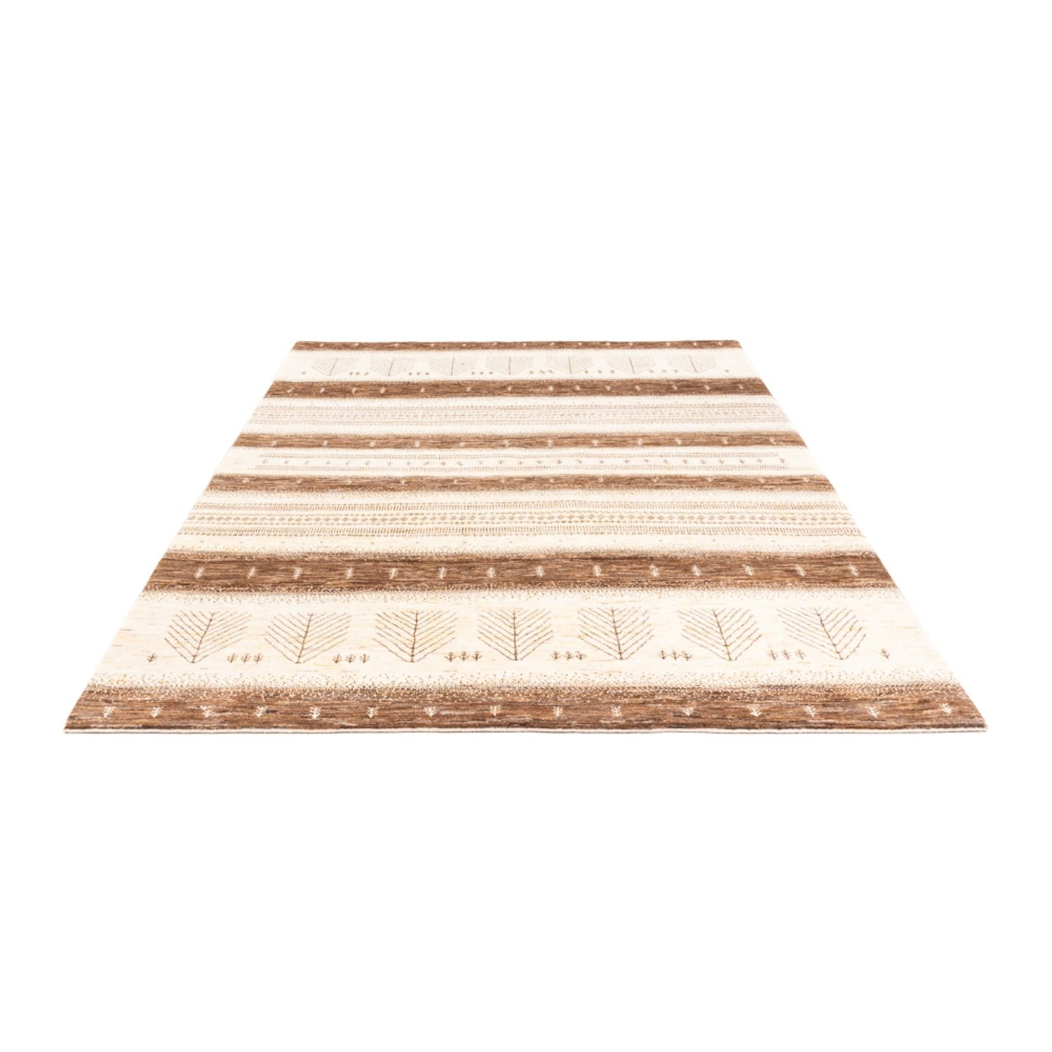 Tapis Gabbeh - Loribaft Persan - 251 x 182 cm - naturel