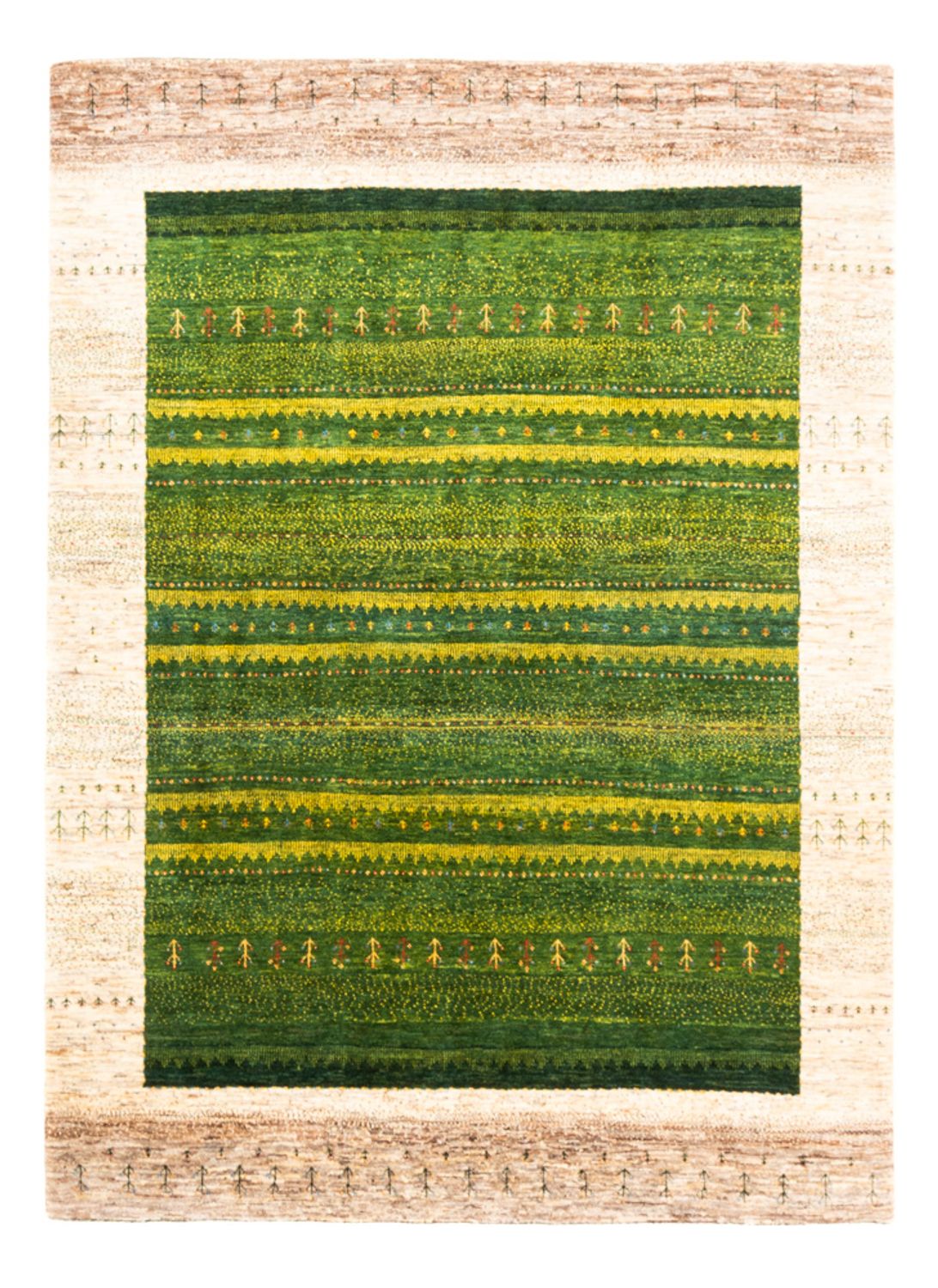 Tapis Gabbeh - Loribaft Persan - 238 x 180 cm - vert