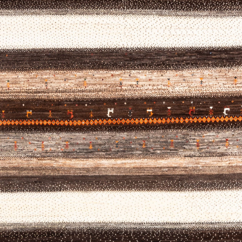 Tapis Gabbeh - Loribaft Persan - Royal carré  - 198 x 212 cm - naturel