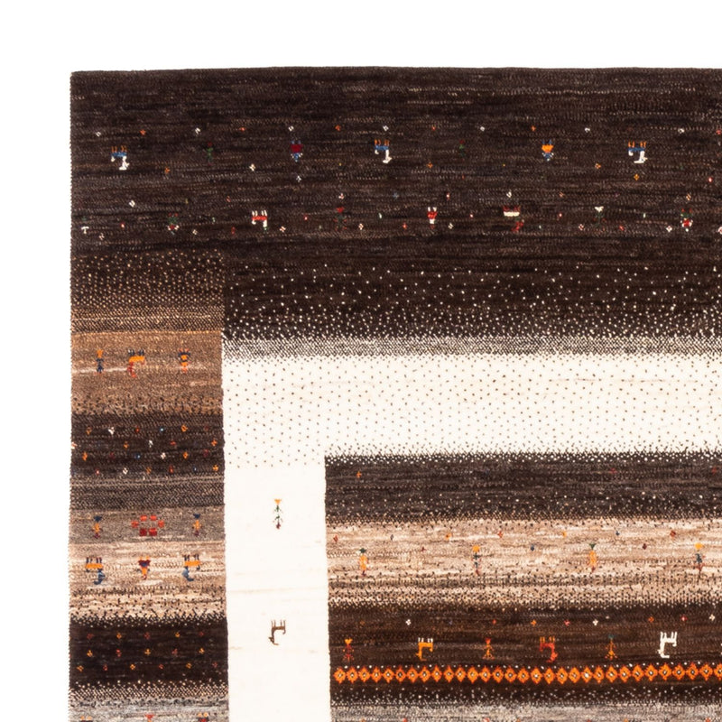 Tapis Gabbeh - Loribaft Persan - Royal carré  - 198 x 212 cm - naturel