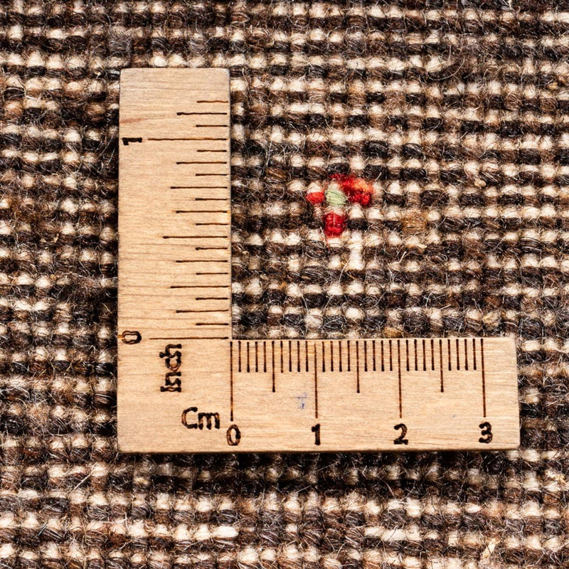 Tapis Gabbeh - Loribaft Persan - Royal carré  - 198 x 212 cm - naturel