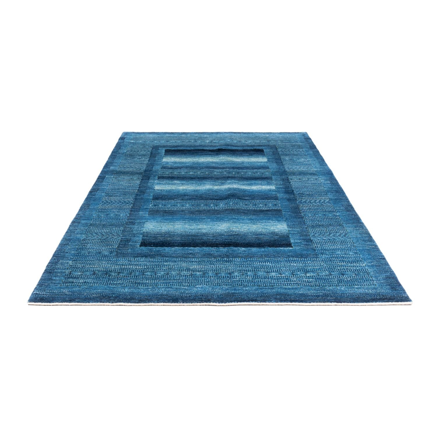 Tapis Gabbeh - Loribaft Persan - 255 x 177 cm - bleu
