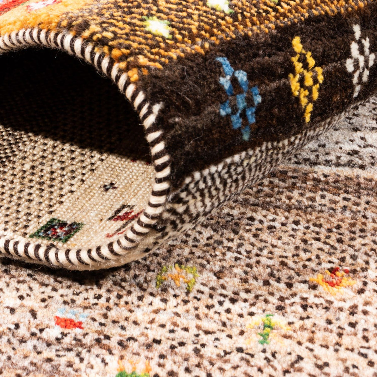 Tapis Gabbeh - Loribaft Persan - Royal - 234 x 174 cm - multicolore