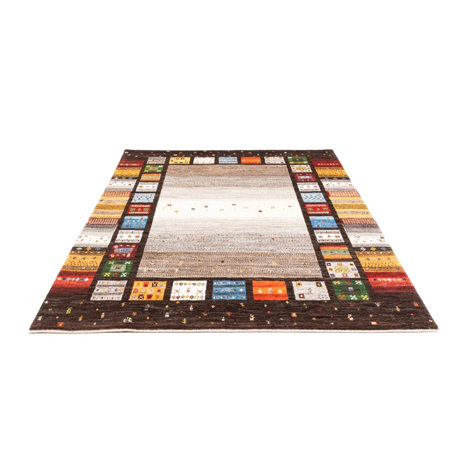 Tapis Gabbeh - Loribaft Persan - Royal - 234 x 174 cm - multicolore