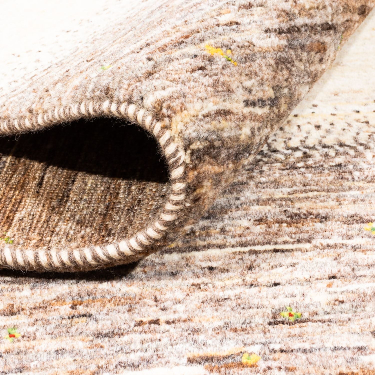 Tapis Gabbeh - Loribaft Persan - 252 x 174 cm - naturel