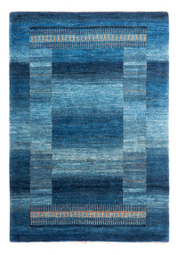 Tapis Gabbeh - Loribaft Persan - 183 x 126 cm - bleu