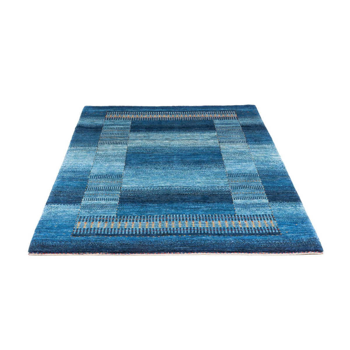 Tapis Gabbeh - Loribaft Persan - 183 x 126 cm - bleu