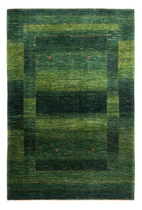 Tapis Gabbeh - Loribaft Persan - 187 x 127 cm - vert