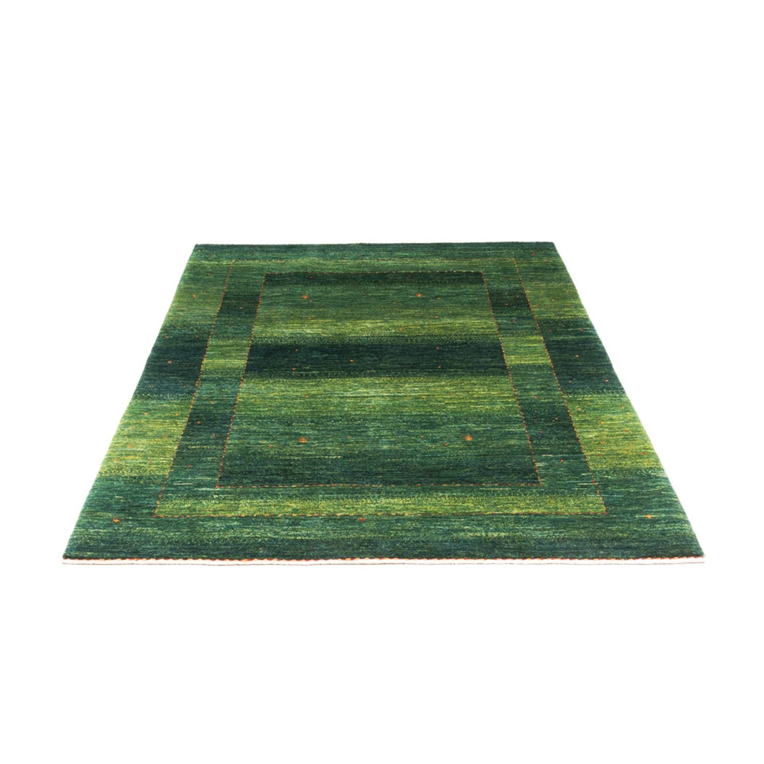 Tapis Gabbeh - Loribaft Persan - 187 x 127 cm - vert