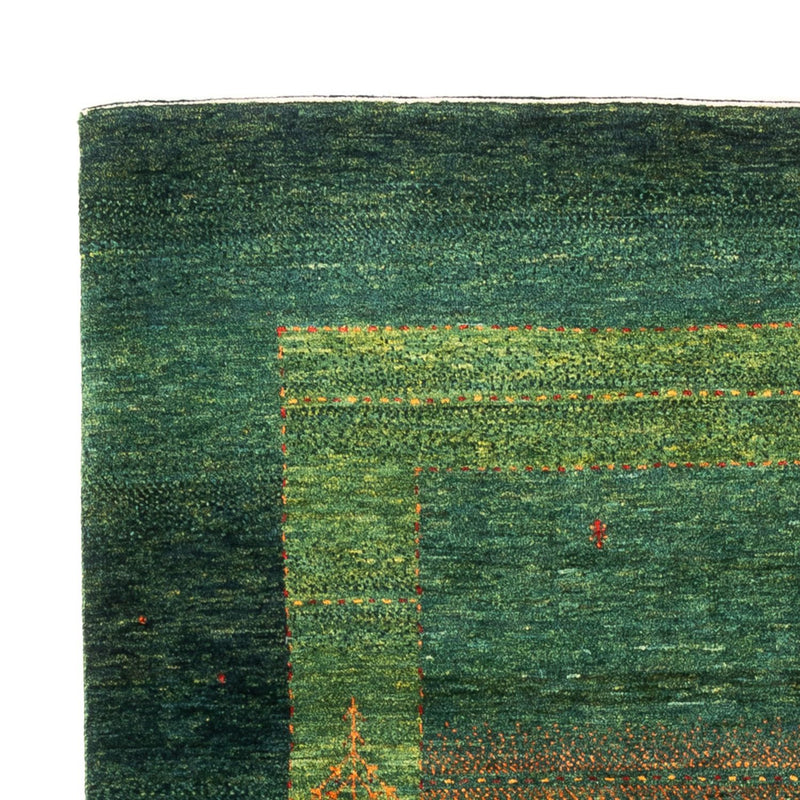 Tapis Gabbeh - Loribaft Persan - 190 x 132 cm - vert