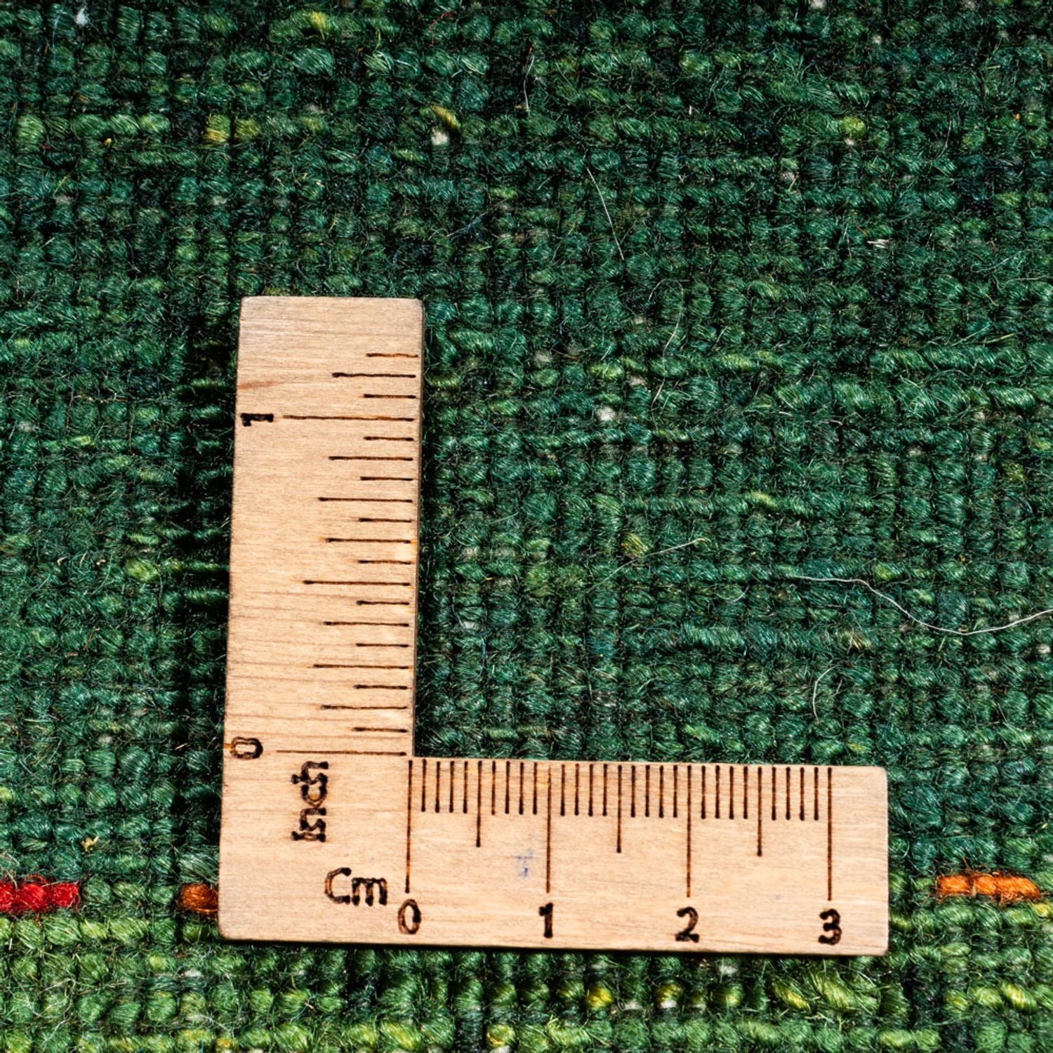 Tapis Gabbeh - Loribaft Persan - 190 x 132 cm - vert
