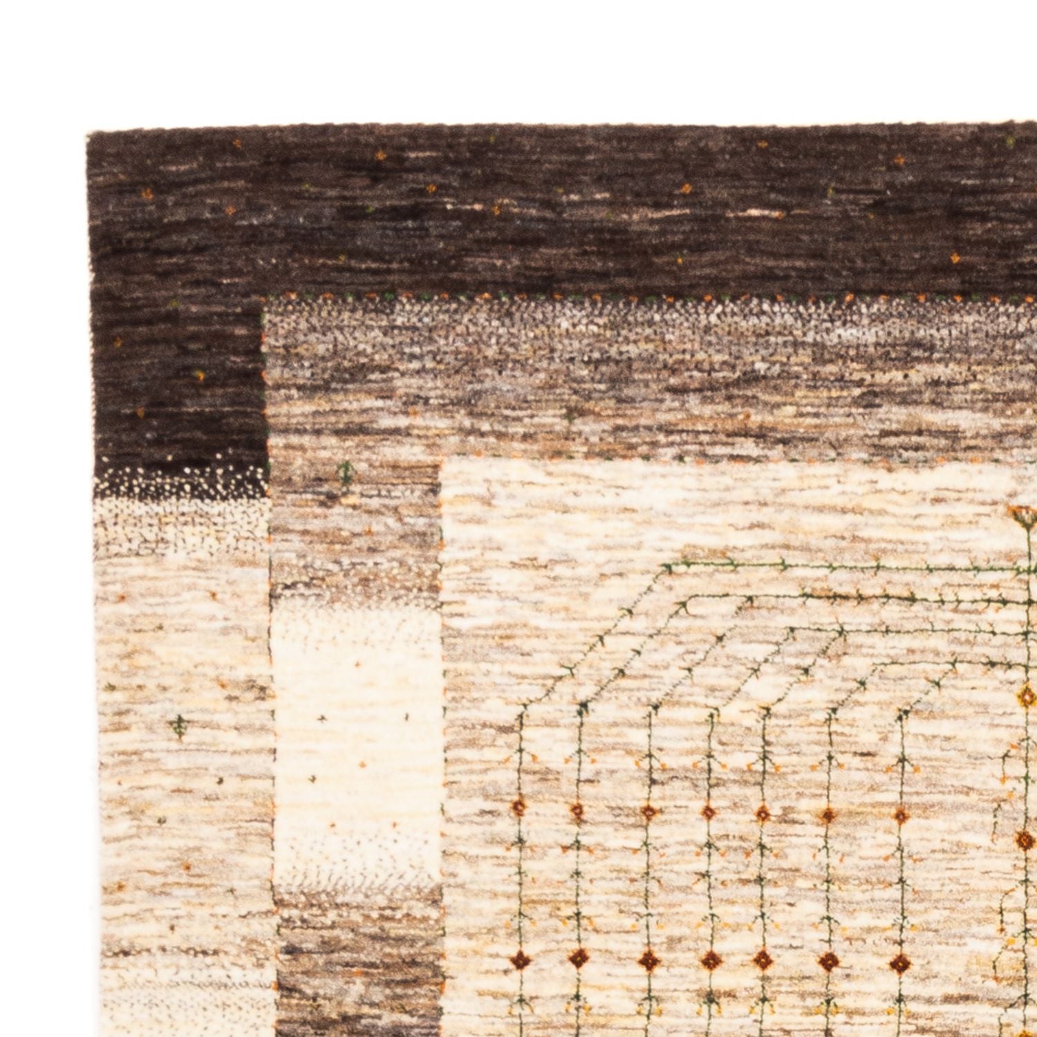 Tapis Gabbeh - Loribaft Persan - 240 x 173 cm - naturel