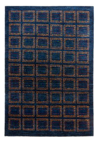Tapis Gabbeh - Loribaft Persan - 253 x 180 cm - bleu