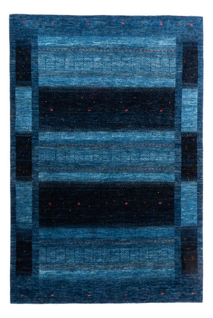 Tapis Gabbeh - Loribaft Persan - 256 x 180 cm - bleu