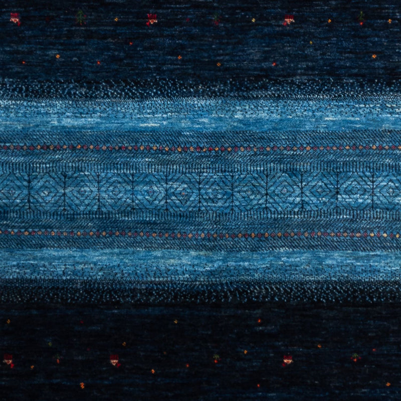 Tapis Gabbeh - Loribaft Persan - 256 x 180 cm - bleu