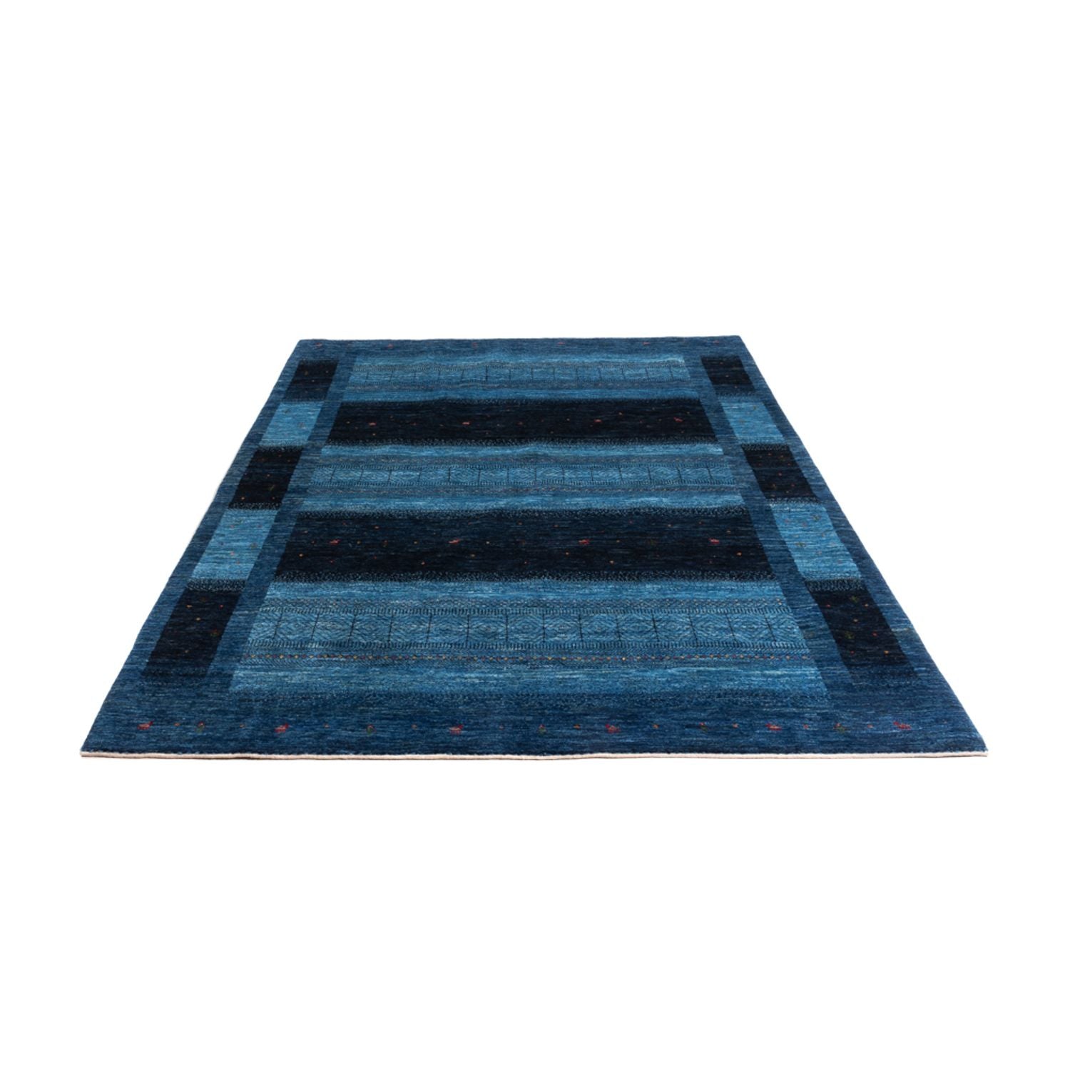 Tapis Gabbeh - Loribaft Persan - 256 x 180 cm - bleu