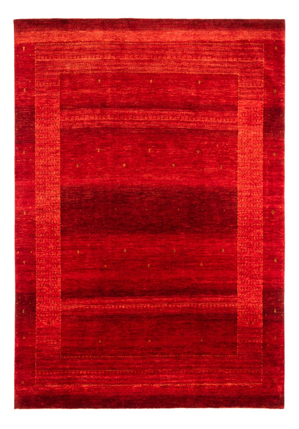 Tapis Gabbeh - Loribaft Persan - 313 x 231 cm - rouge