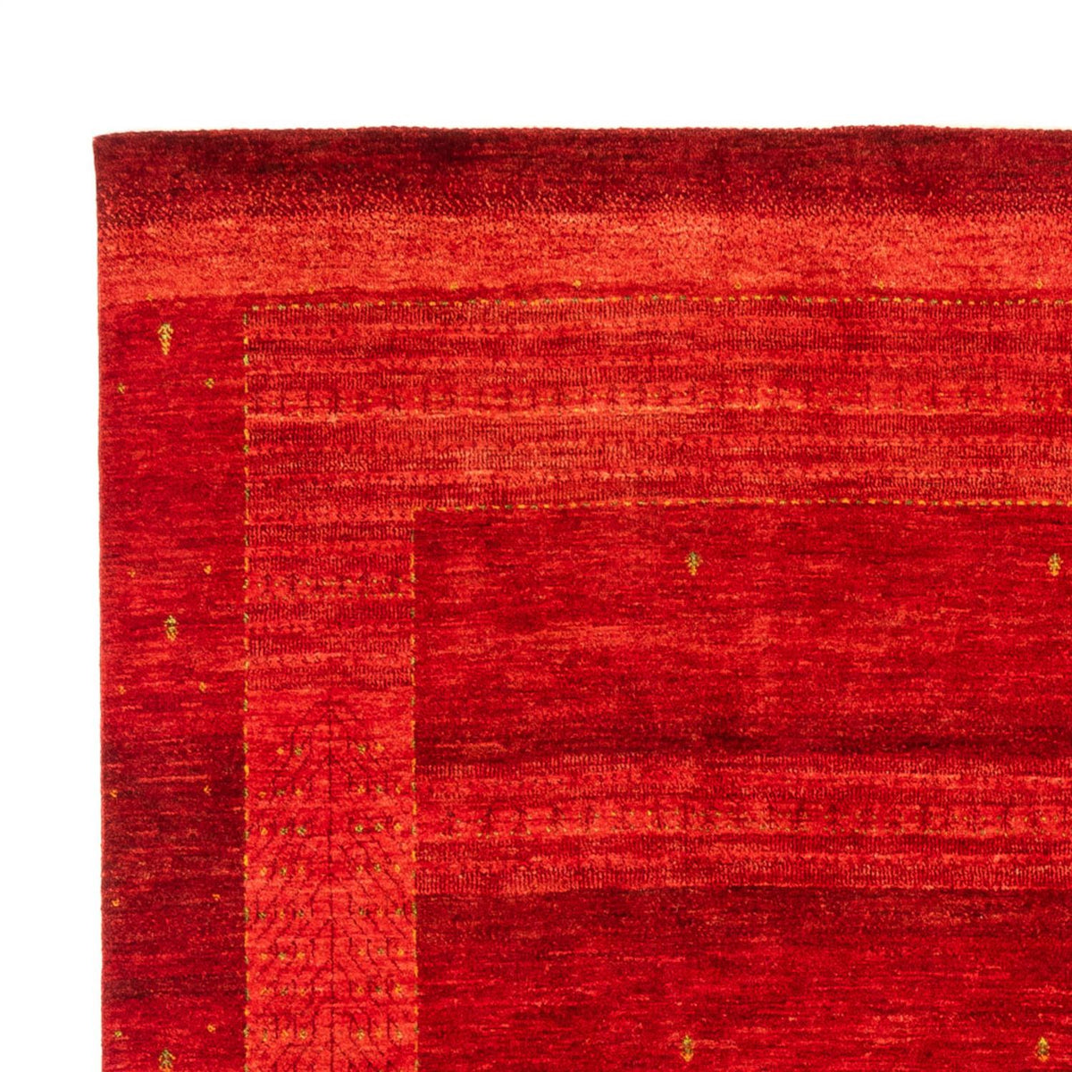 Tapis Gabbeh - Loribaft Persan - 313 x 231 cm - rouge
